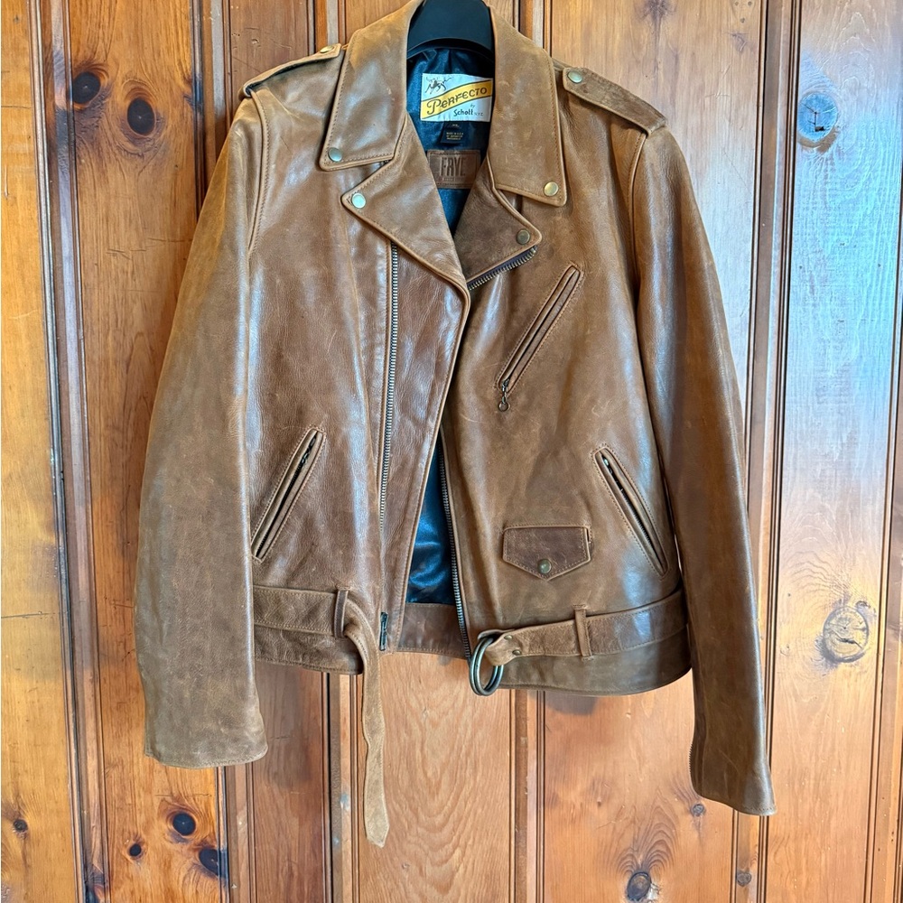 Schott X Frye Perfecto Leather Jacket. Limited edition.